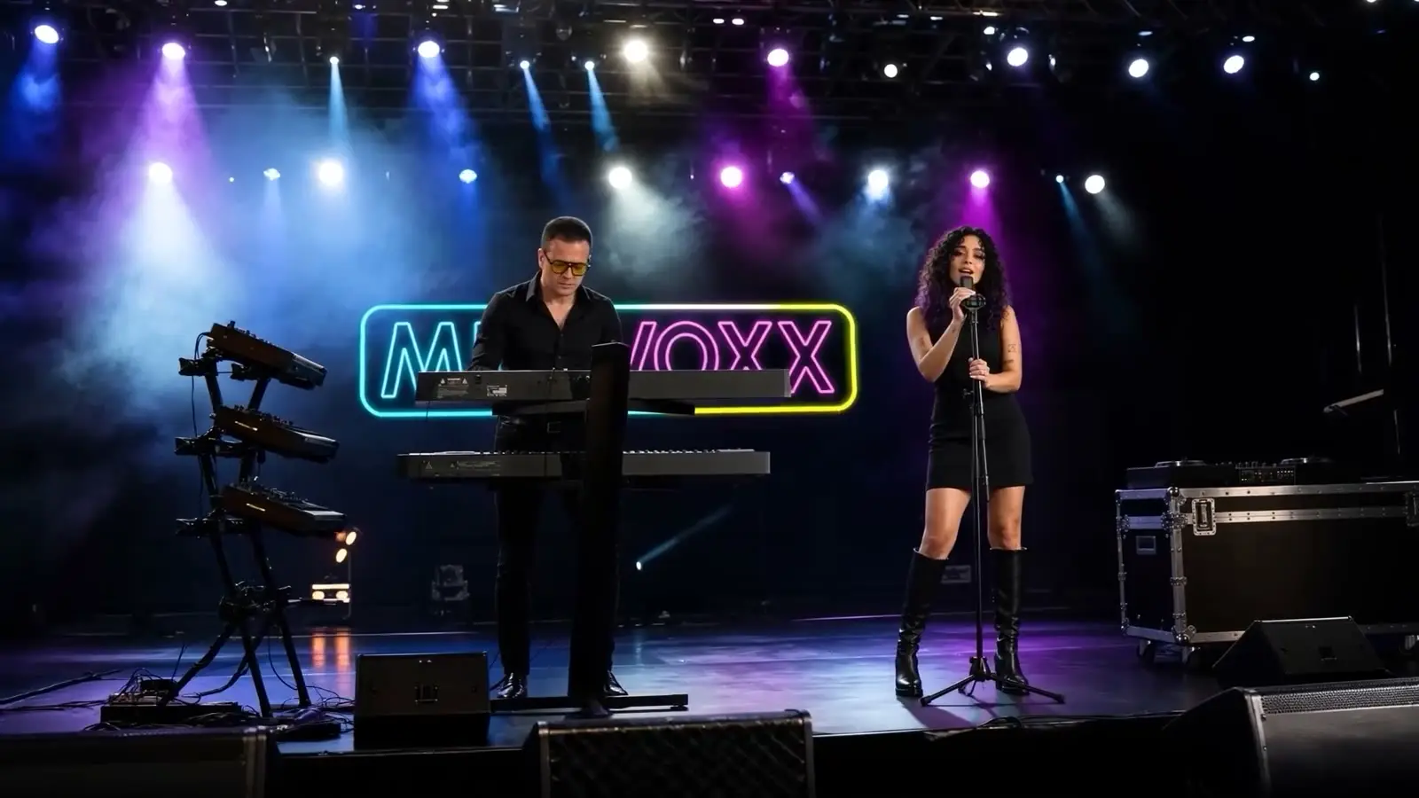 MIDIVOXX Yalnız 1 İnci yapay zekâ müzik klibinden kare