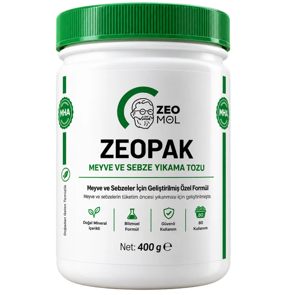ZEOPAK fruit and vegetable washing powder by ZEOMOL, 400 g jar