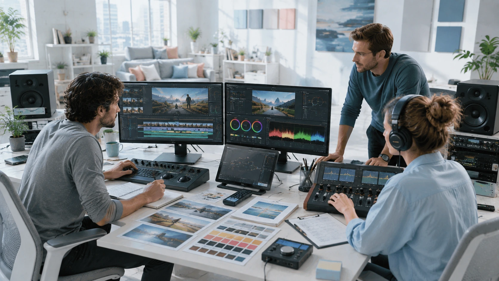 How Character Consistency Works in AI Music Videos için aydınlık, ultra gerçekçi ve sinematik görsel