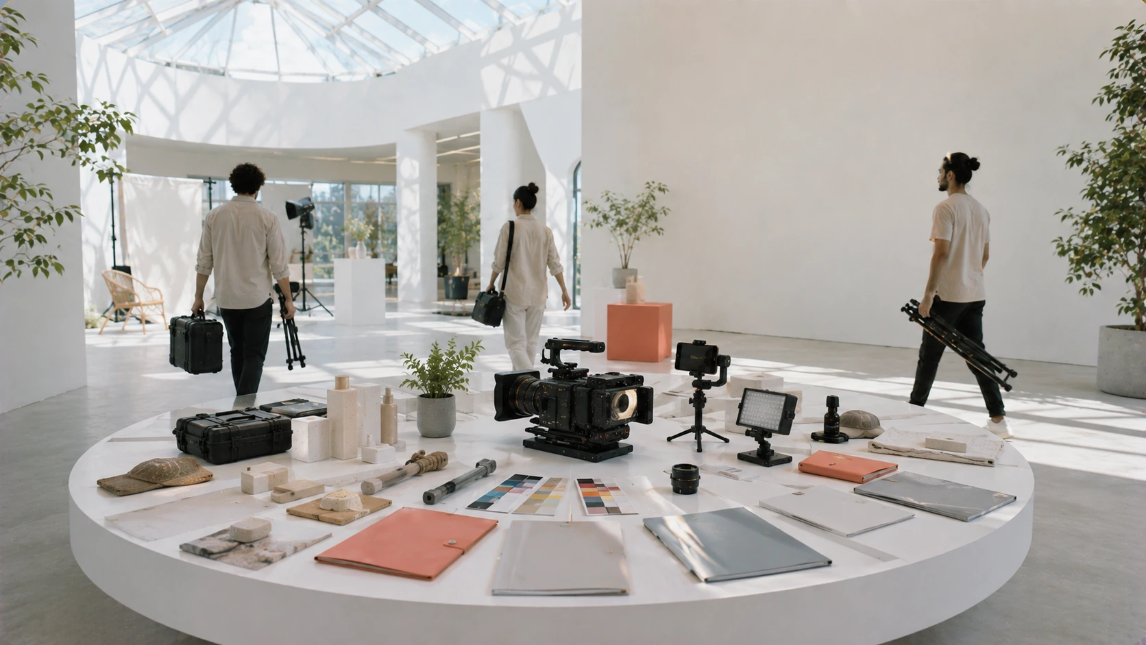 What Makes an AI Commercial Actually Look Like a Commercial için aydınlık, ultra gerçekçi ve sinematik görsel